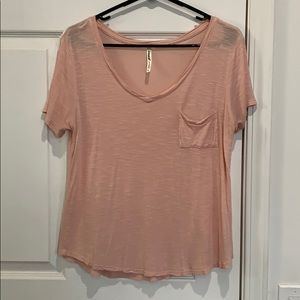 Pink T-shirt with Pocket